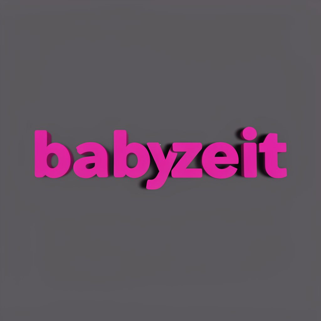 Babyzeit logo mark in soft pink tones on a white background